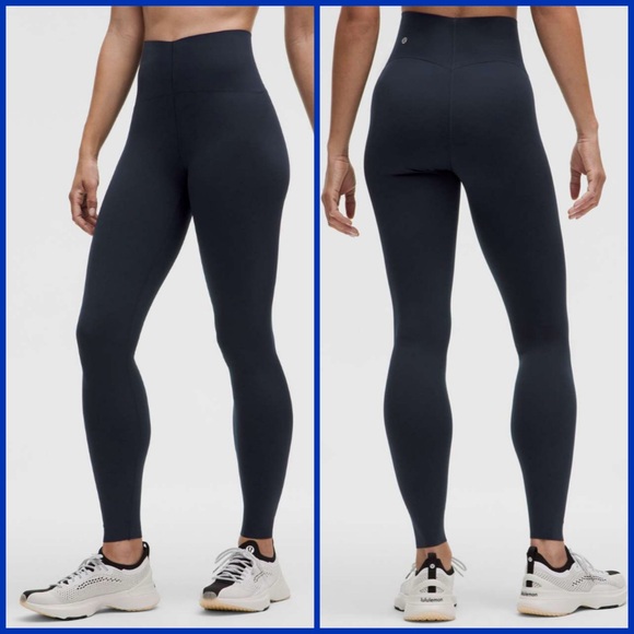 Lululemon Glow Up Super-High-Rise Tight 25” True Navy blue size 6 NWT LEGGINGS - Picture 1 of 4